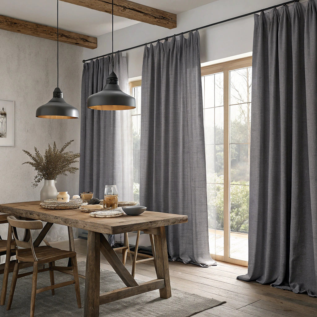 Gray Linen Curtains