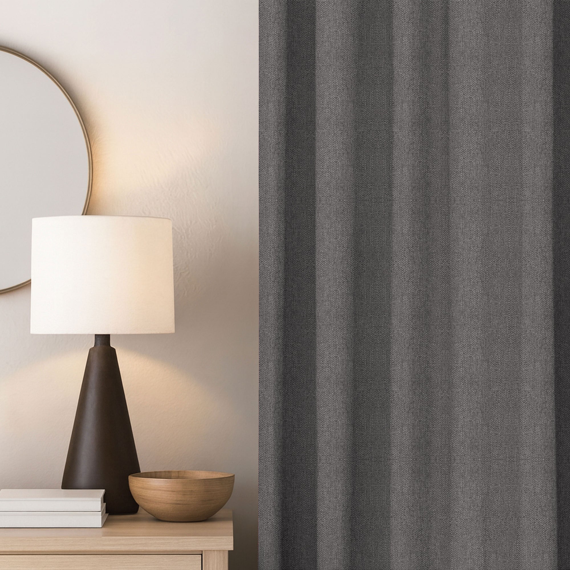 Gray Linen Curtains