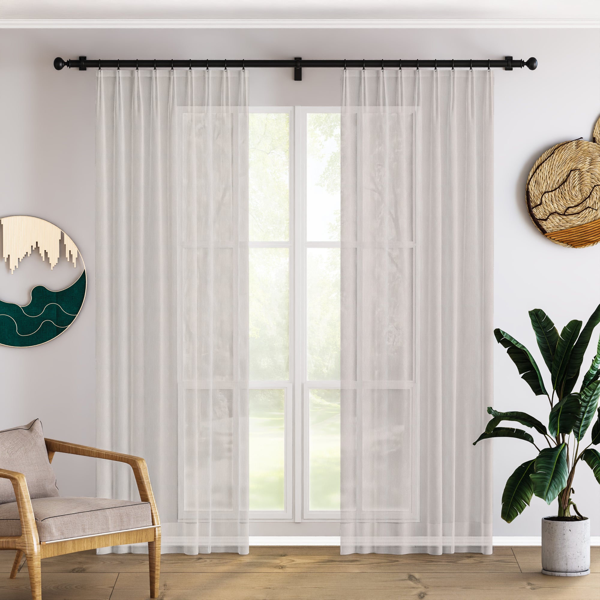 Cotton Seed Sheer Curtains