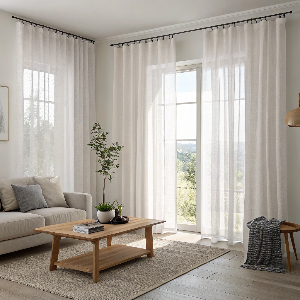 Cotton Seed Sheer Curtains