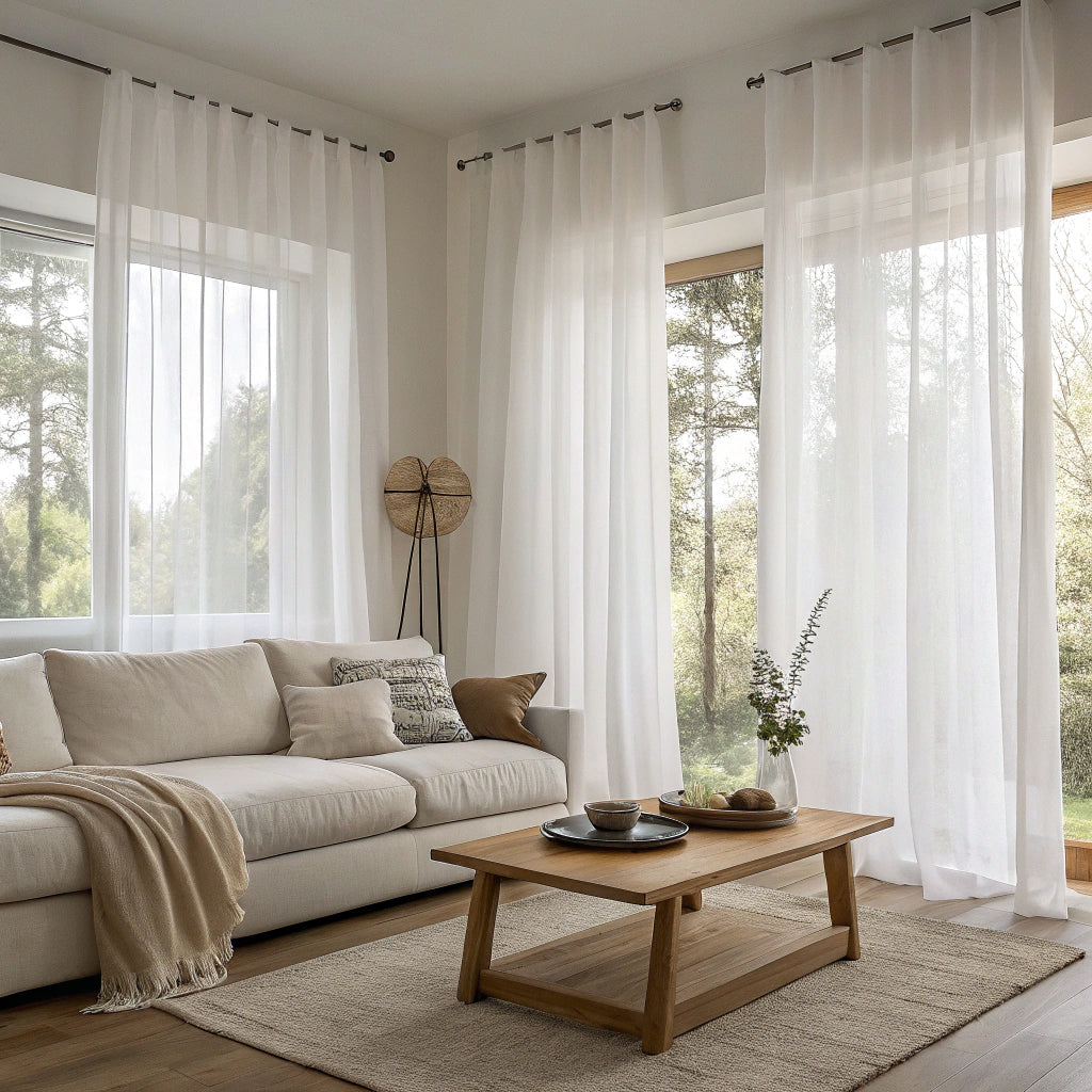 Cotton Seed Sheer Curtains