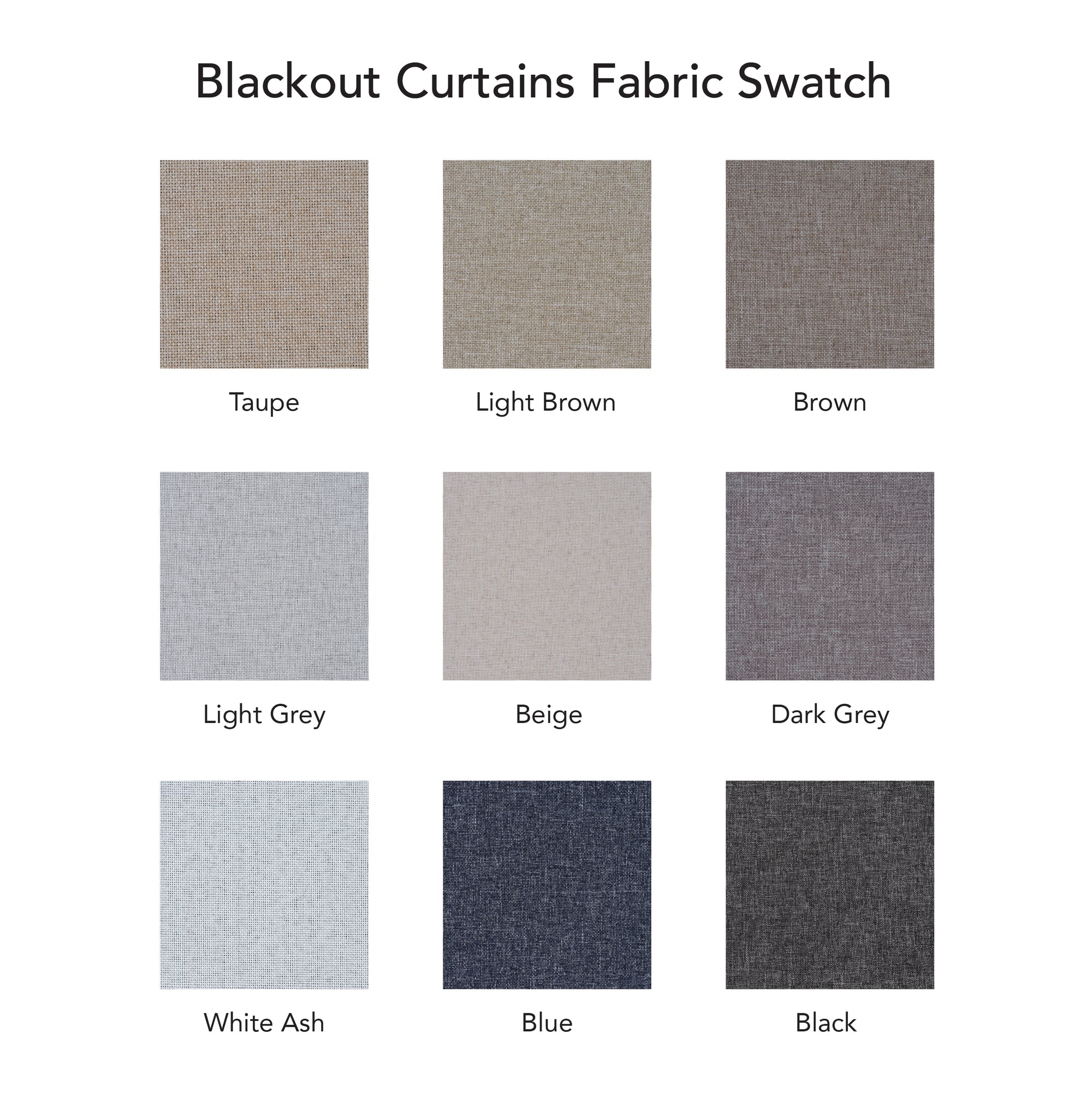 Blackout Swatches