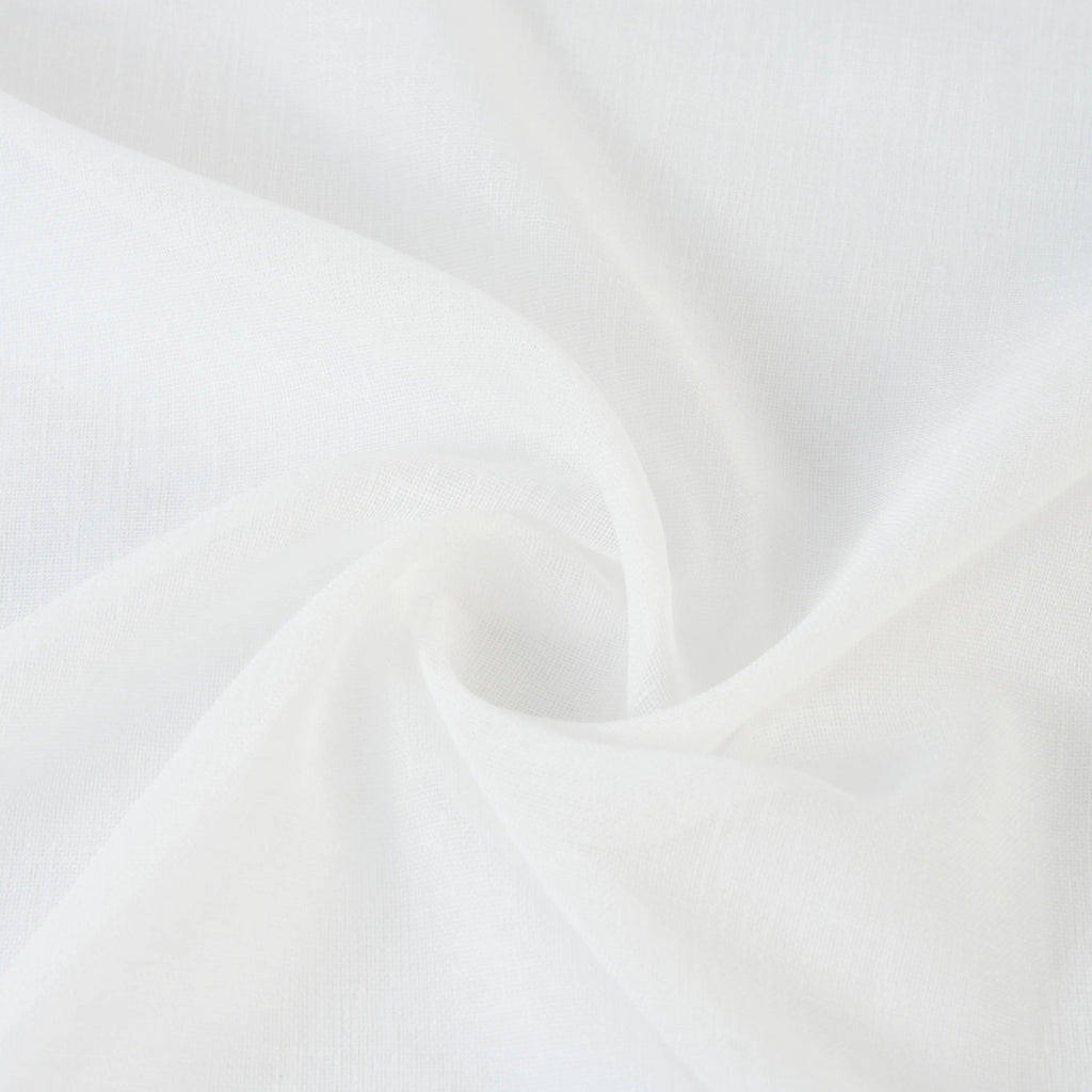 White Semi Sheer Curtains