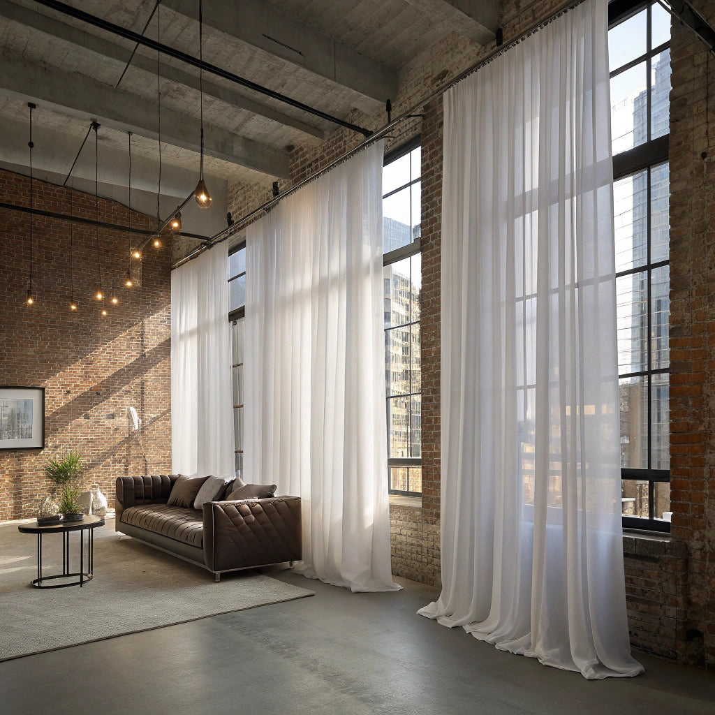 Timberwolf Semi Sheer Curtains