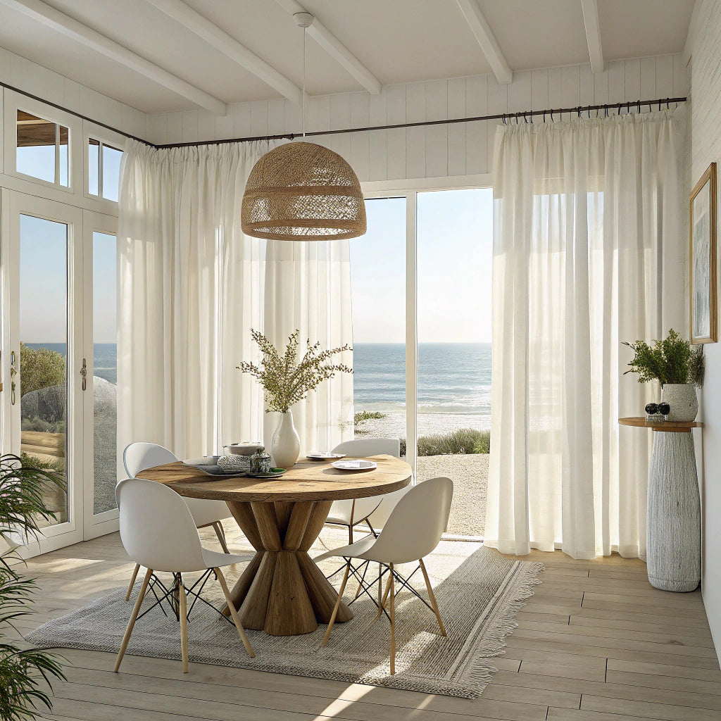 Moon Mist Semi Sheer Curtains