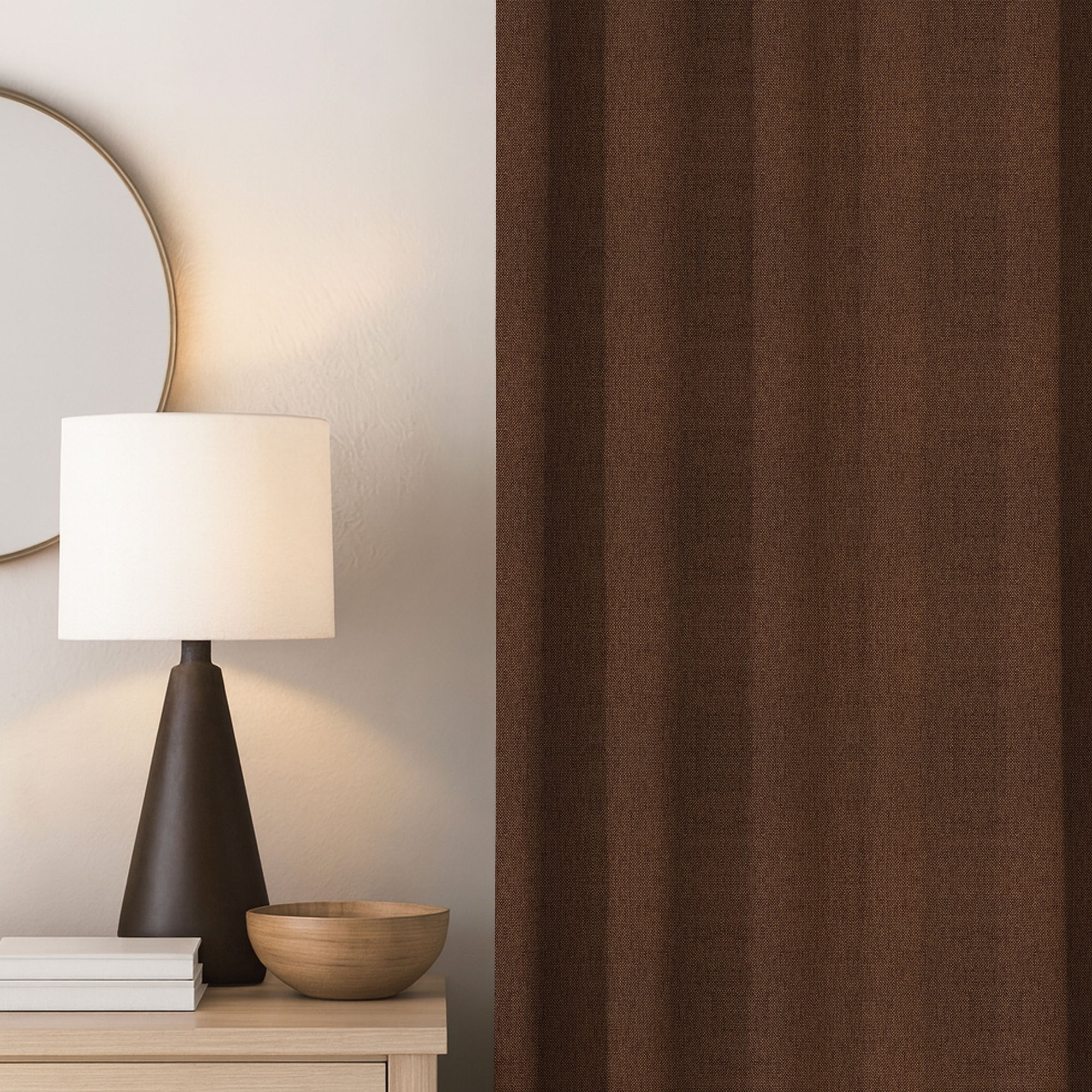 Taupe Linen Curtains