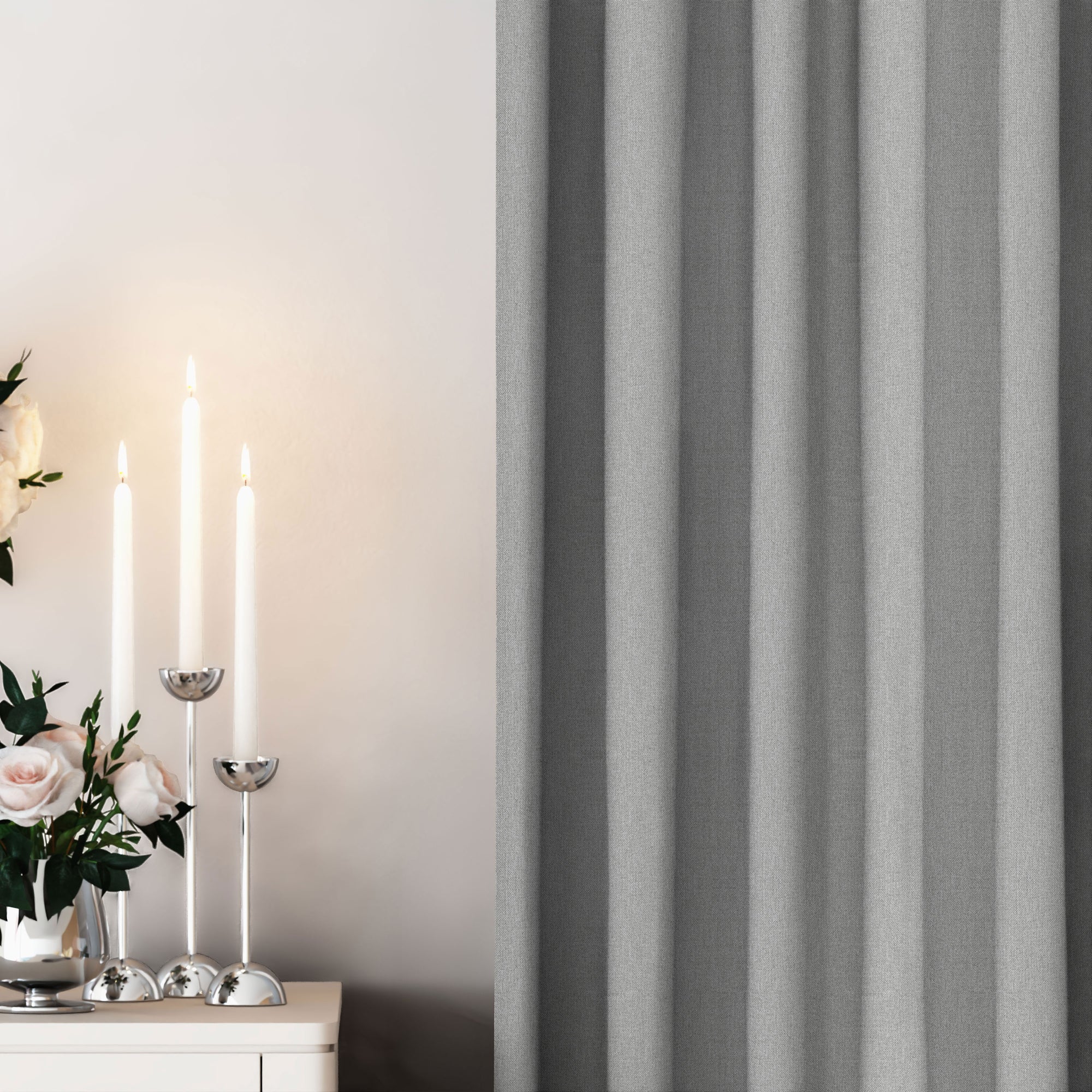 Light Gray Linen Curtains
