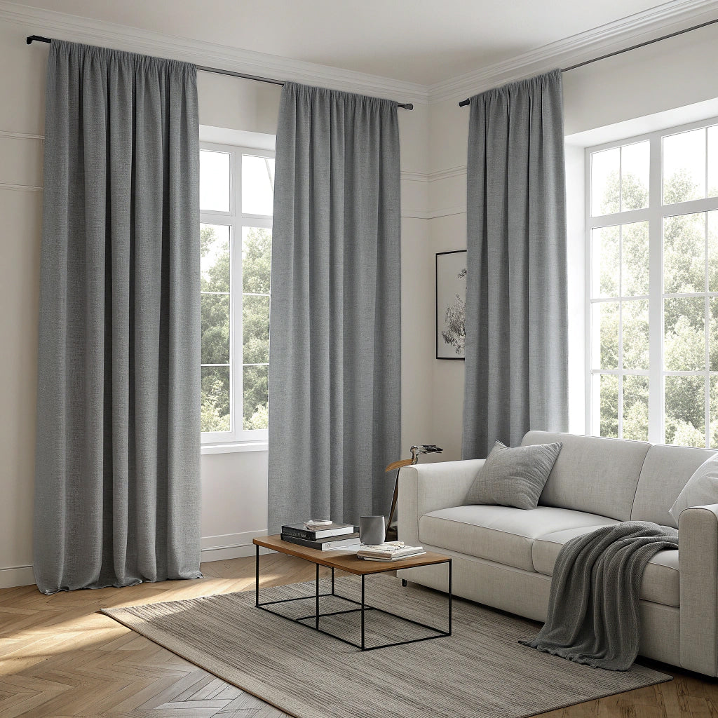 Light Gray Linen Curtains
