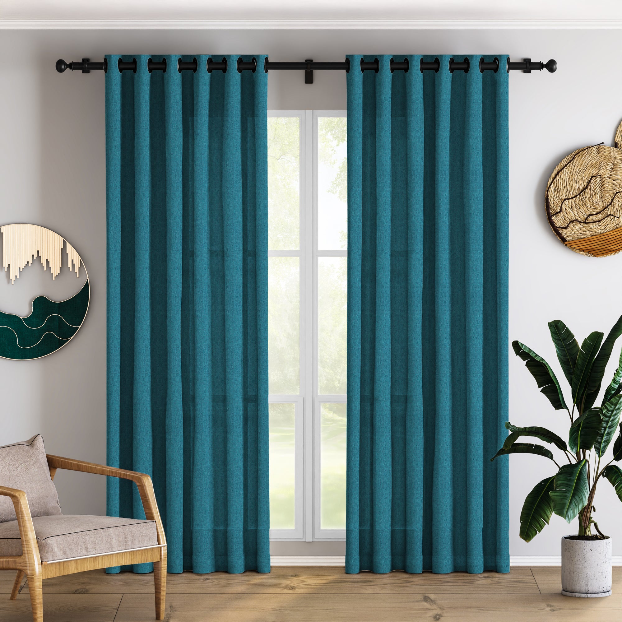 Ocean Linen Curtains