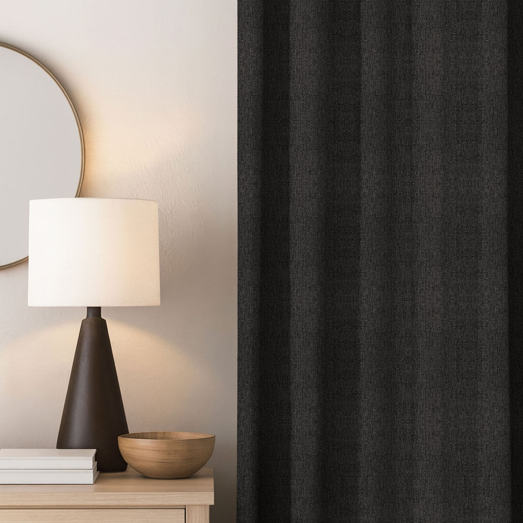 Black Linen Curtains