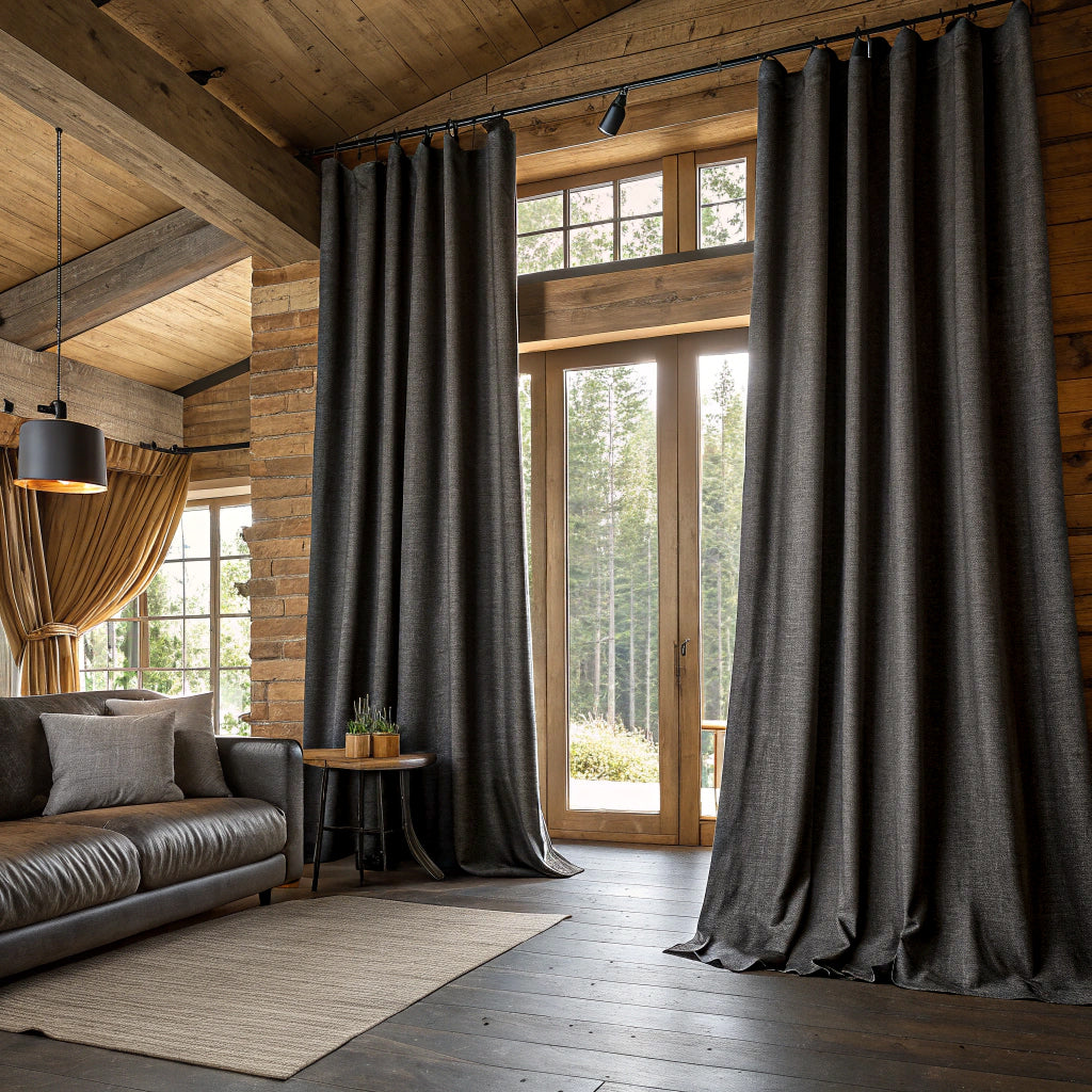 Black Linen Curtains