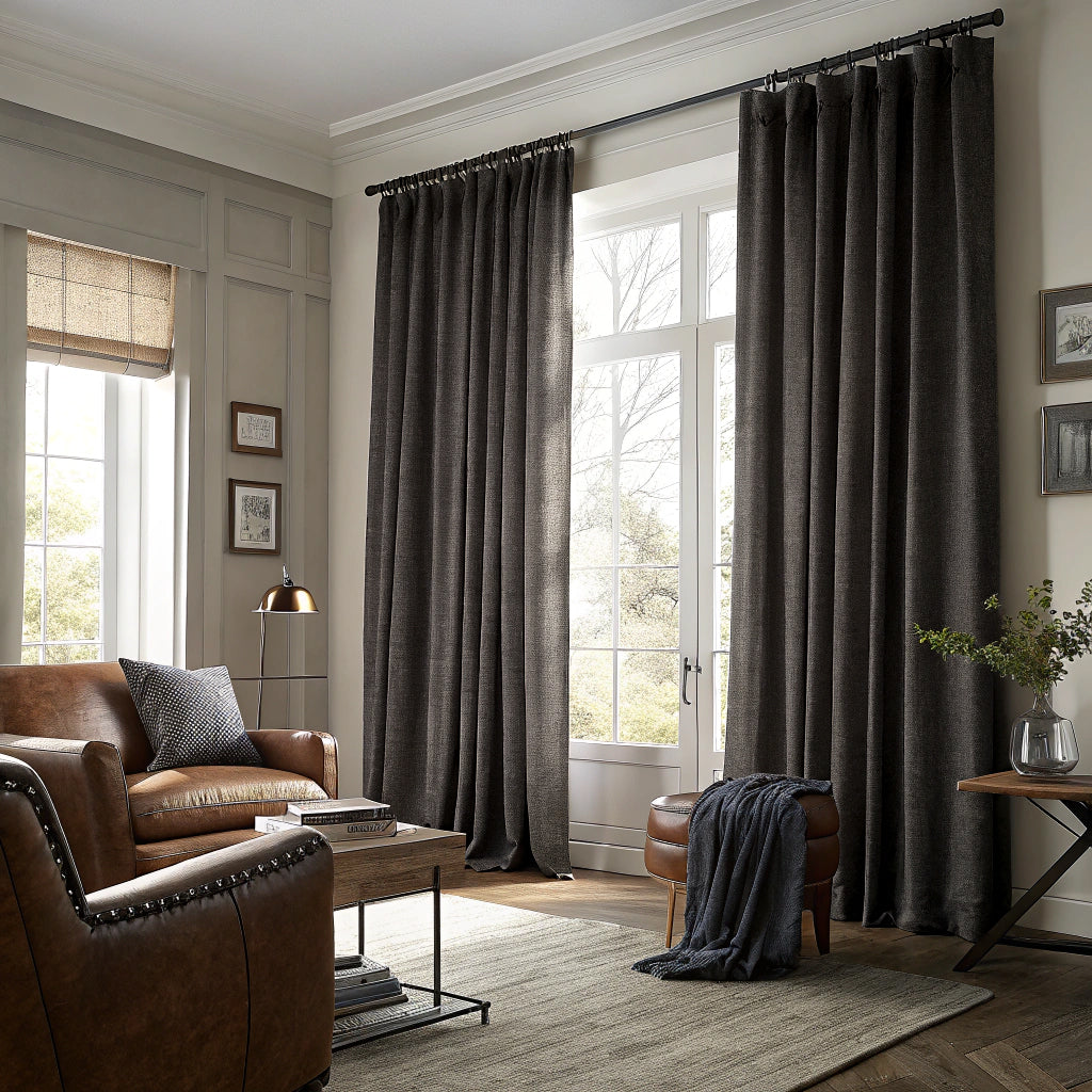 Black Linen Curtains