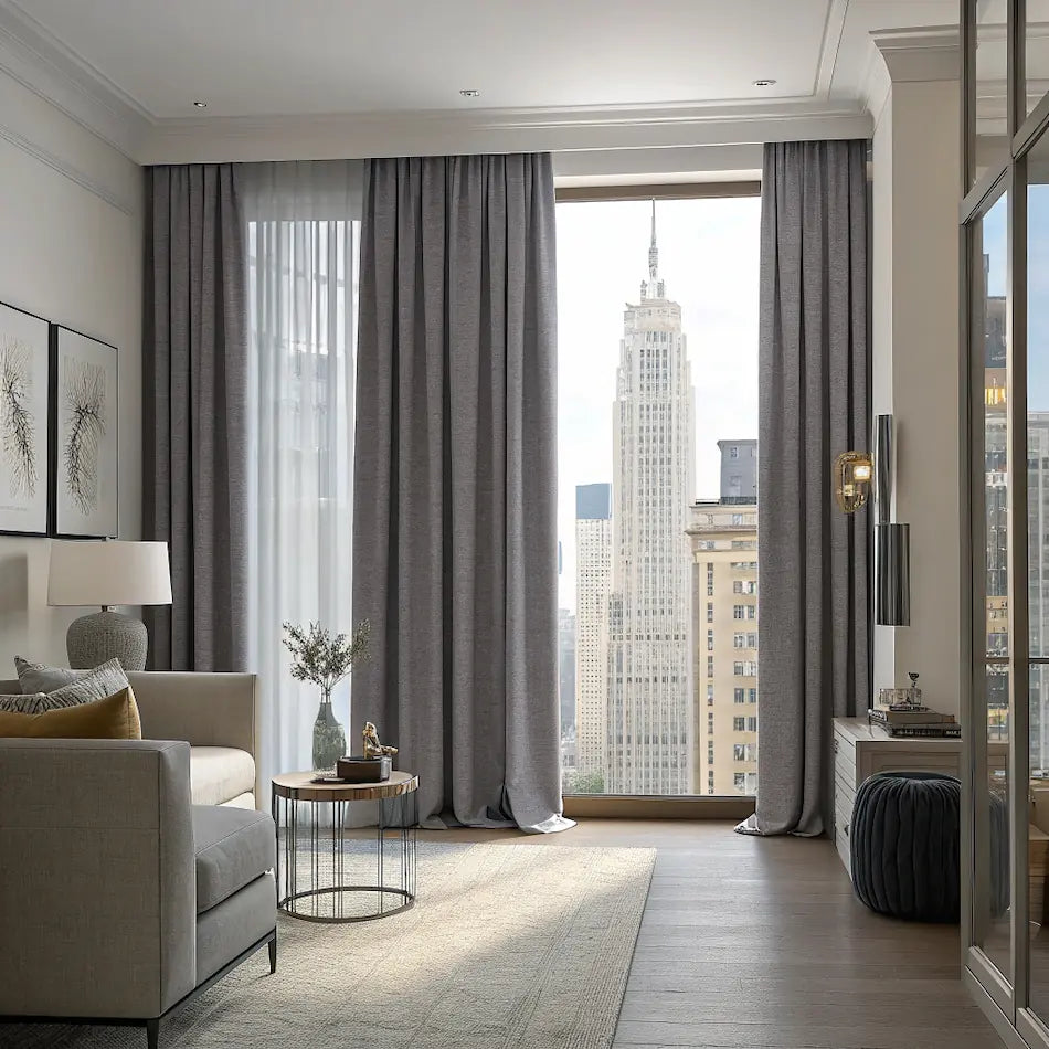 Gray Linen Curtains