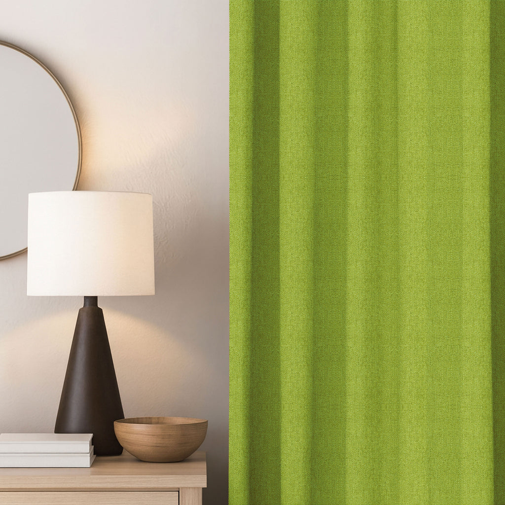 Green Linen Curtains