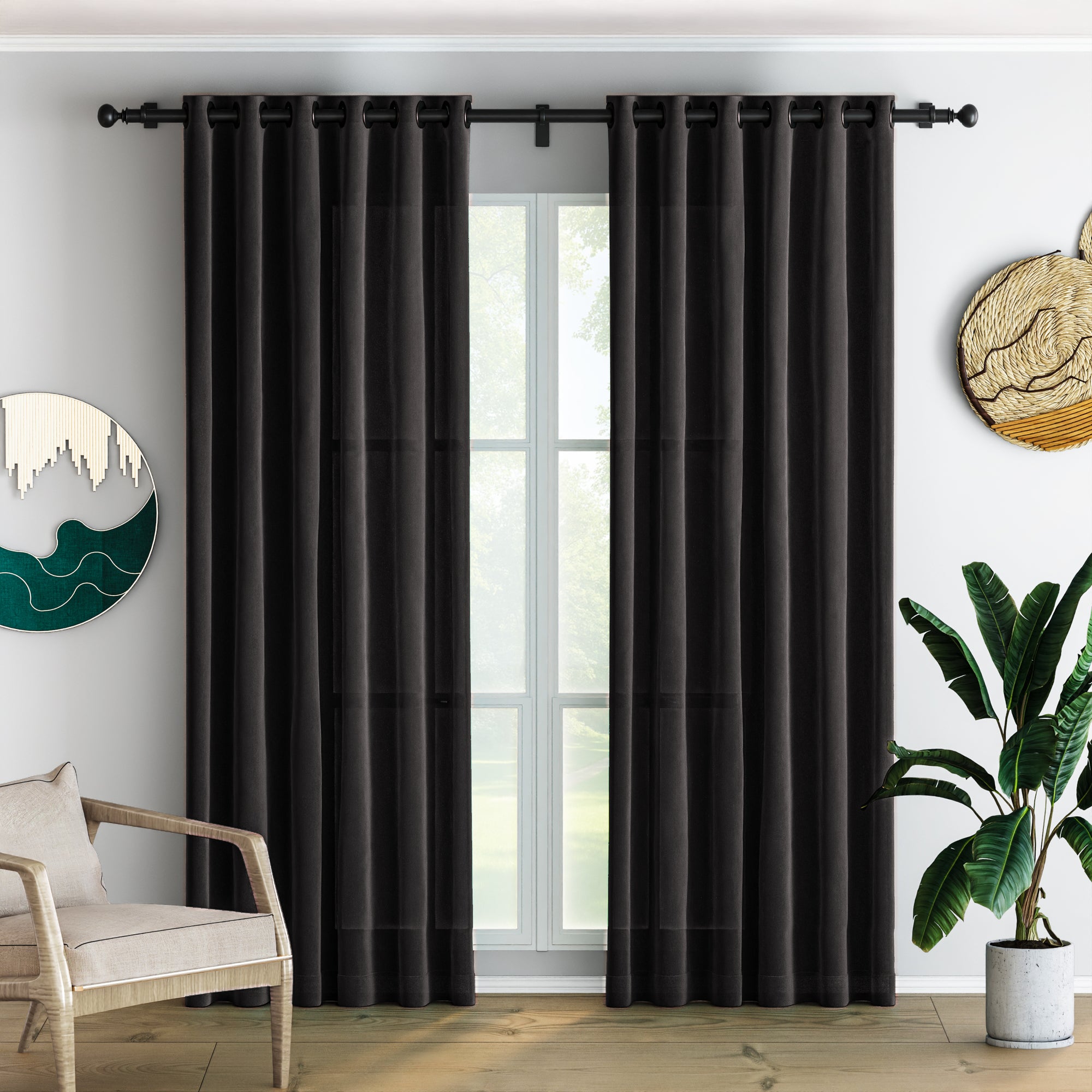 Black Velvet Curtains