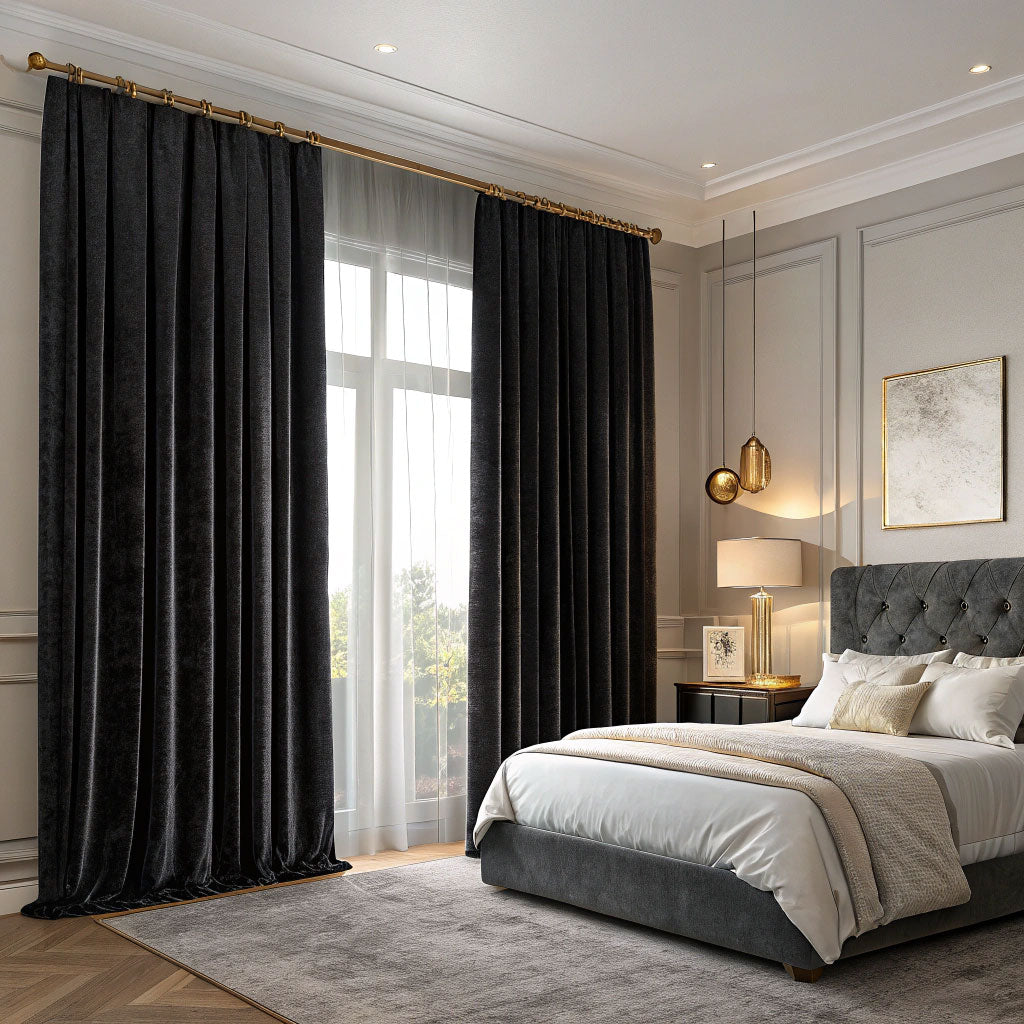 Black Velvet Curtains