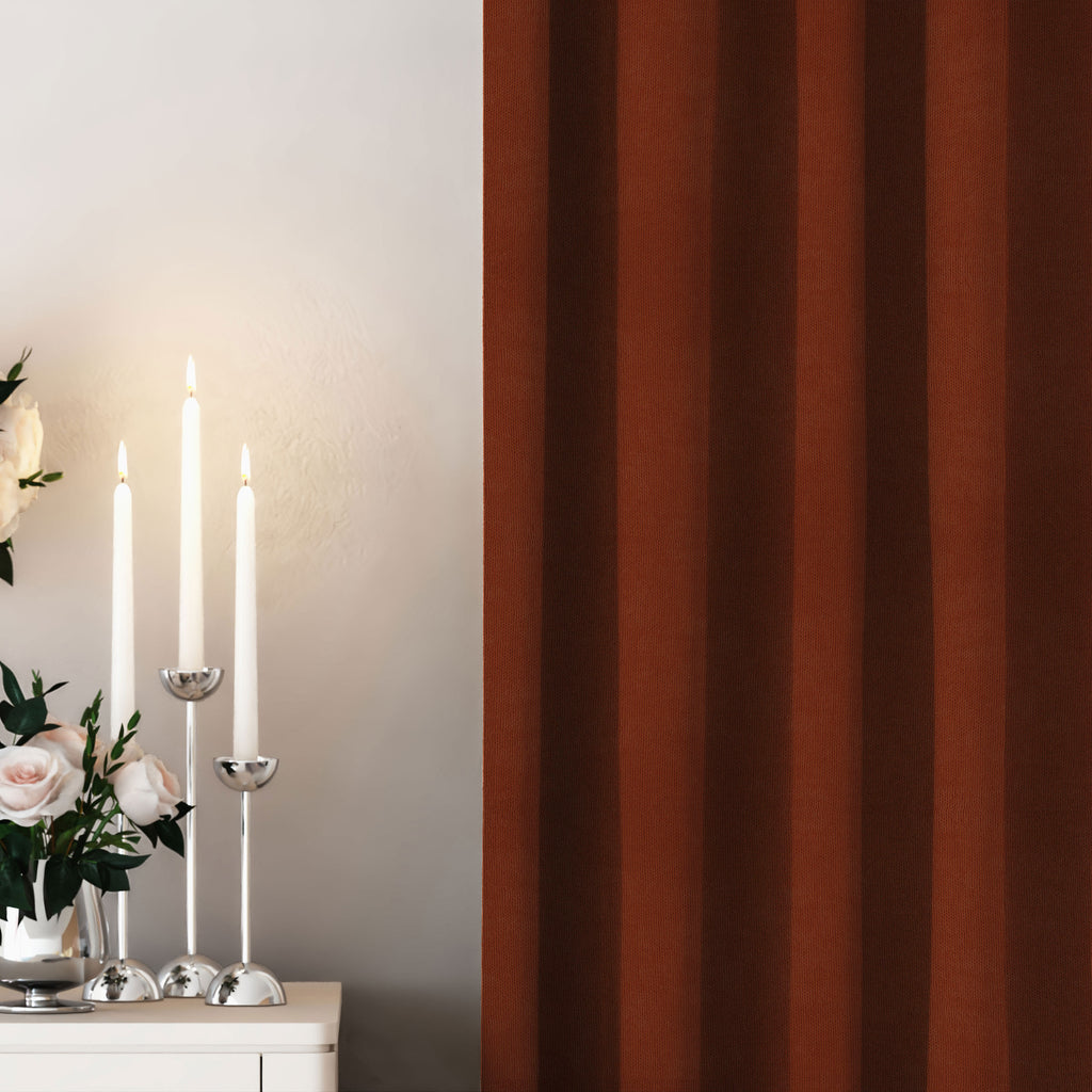 Mahogany Velvet Curtain