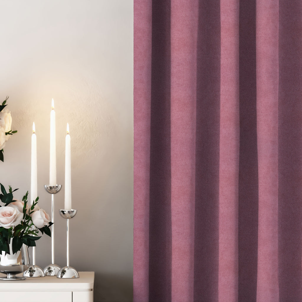 Rose Taupe Velvet Curtains