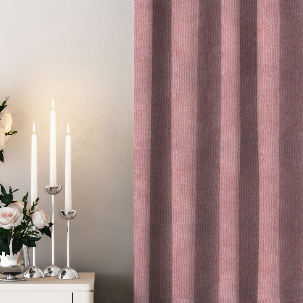 Rose Velvet Curtains