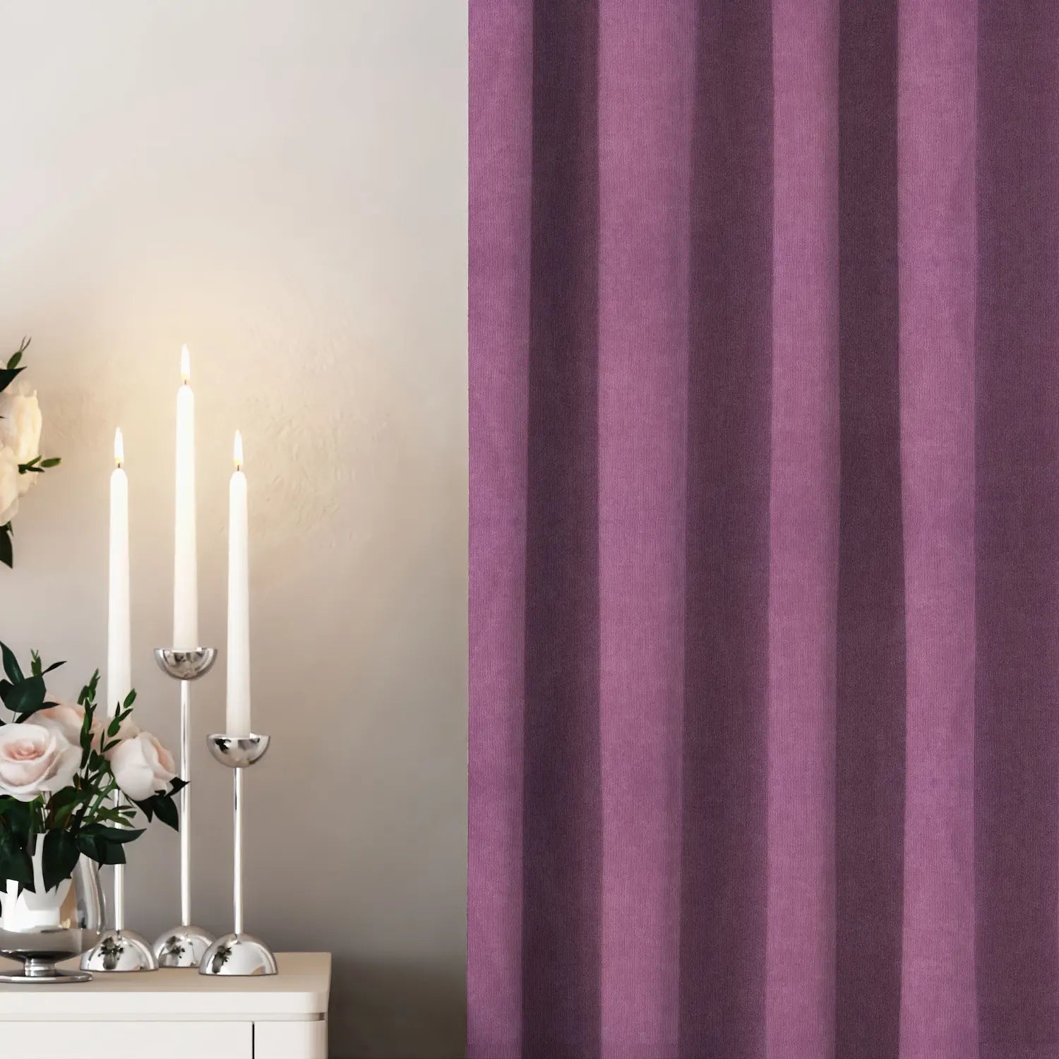 Bouquet Velvet Curtains