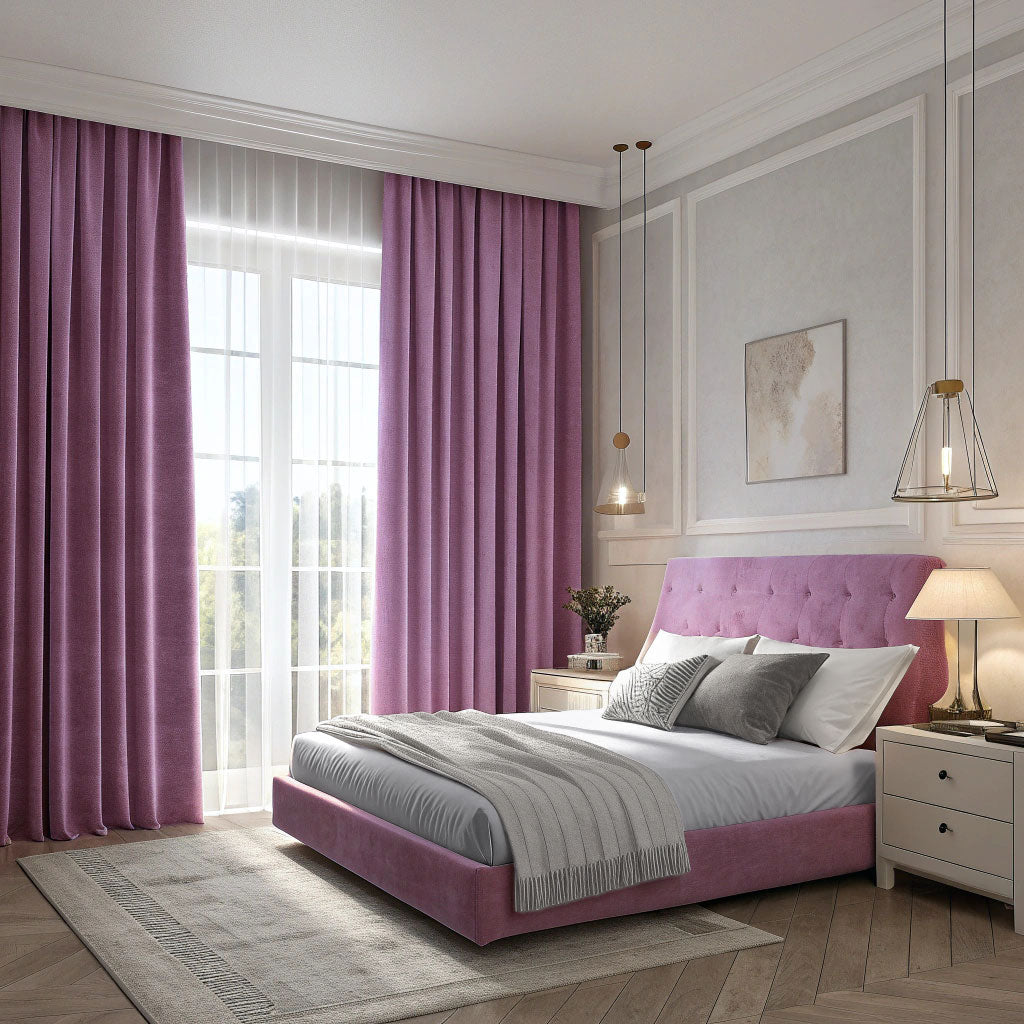 Bouquet Velvet Curtains