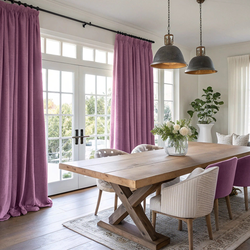 Bouquet Velvet Curtains