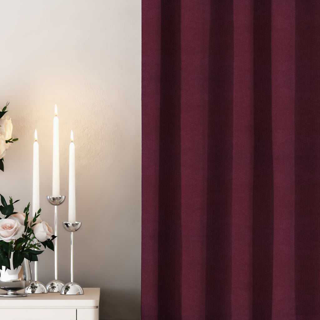 Burgundy Velvet Curtain