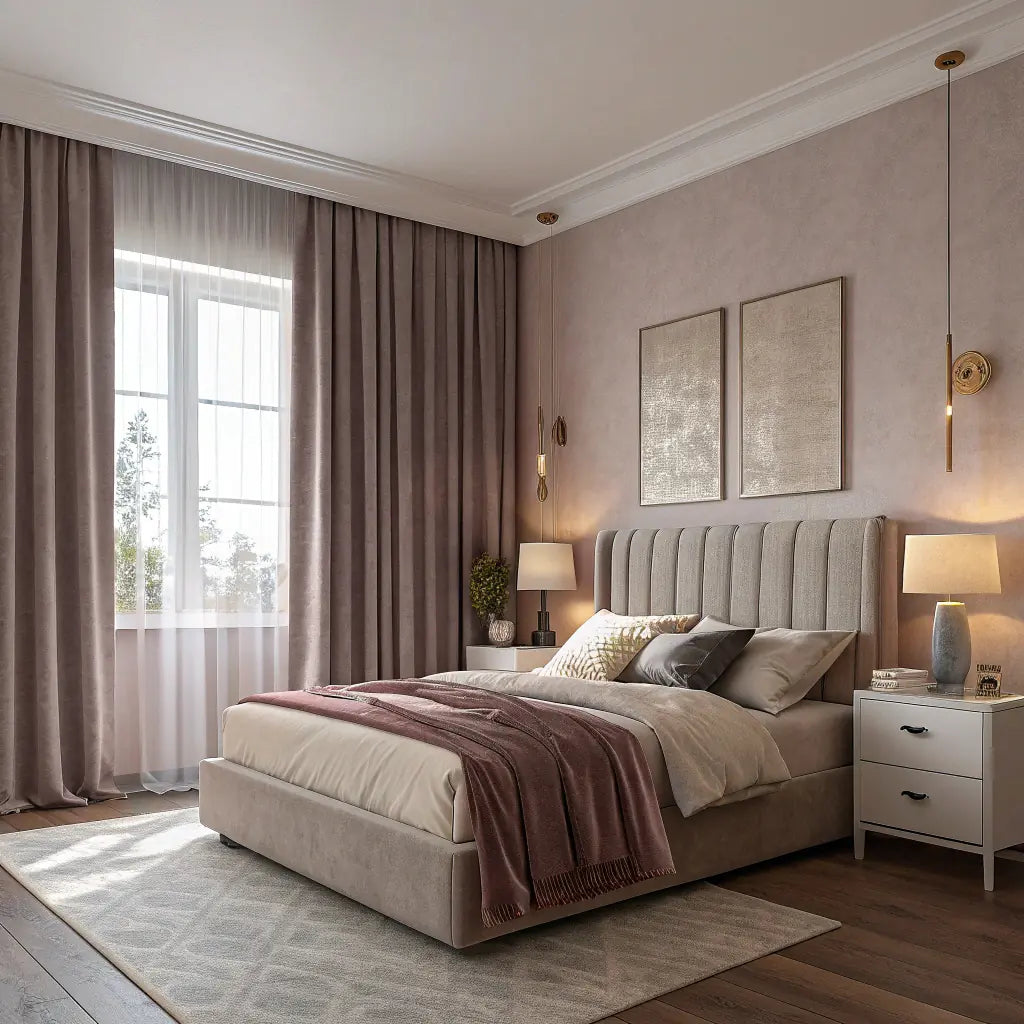 Mocha Velvet Curtain