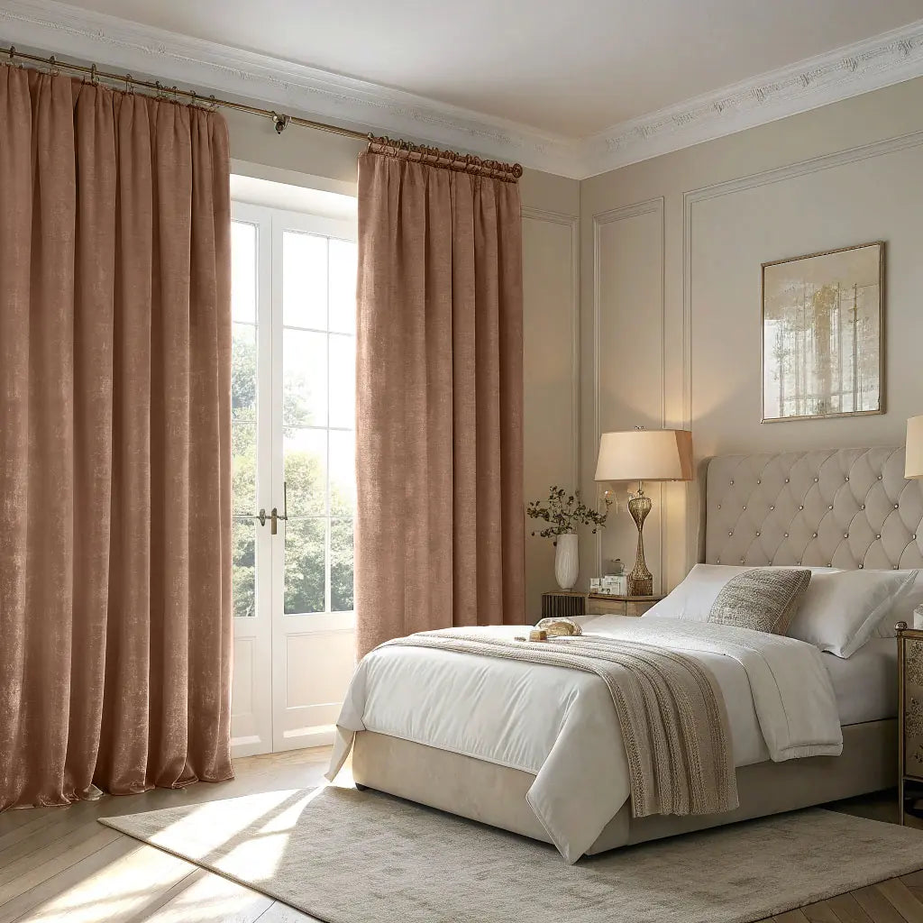 Light Brown Velvet Curtain