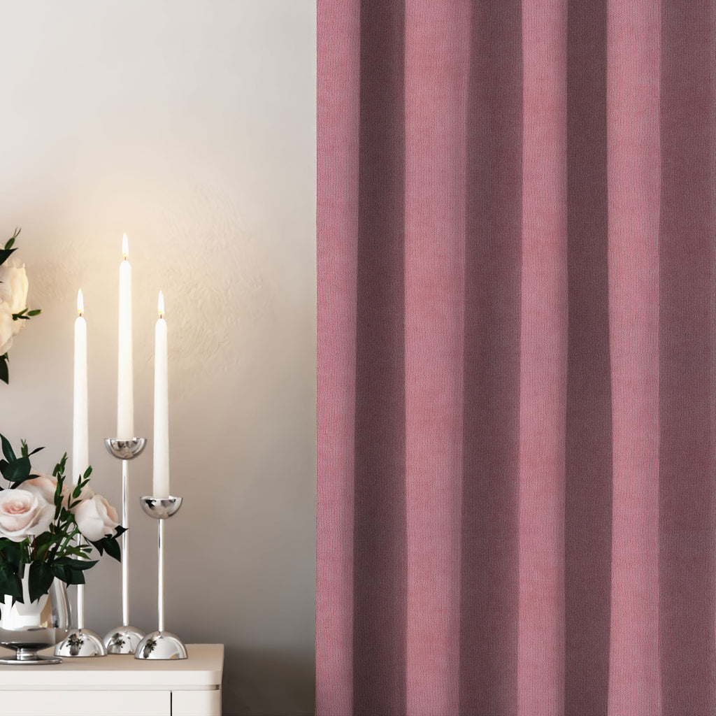 Rosy Brown Velvet Curtains