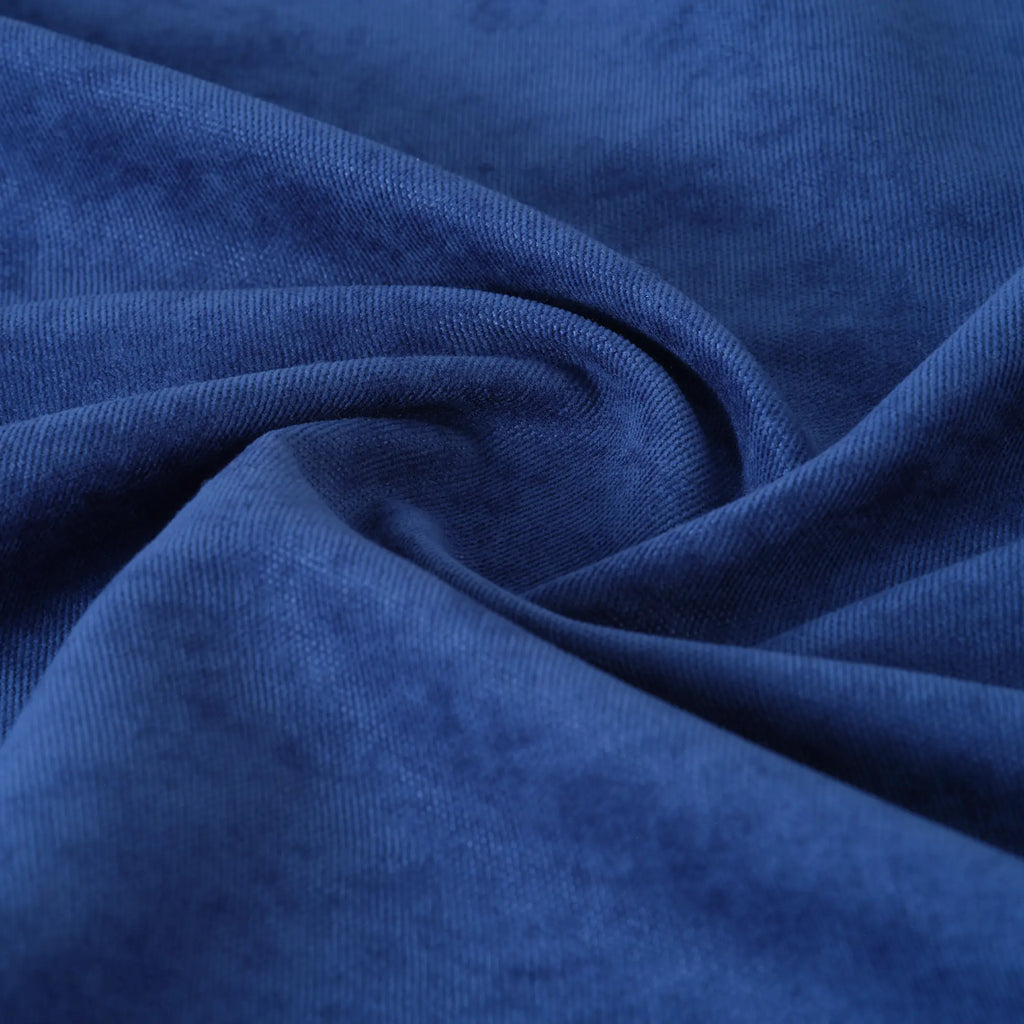 Nile Blue Velvet Curtains