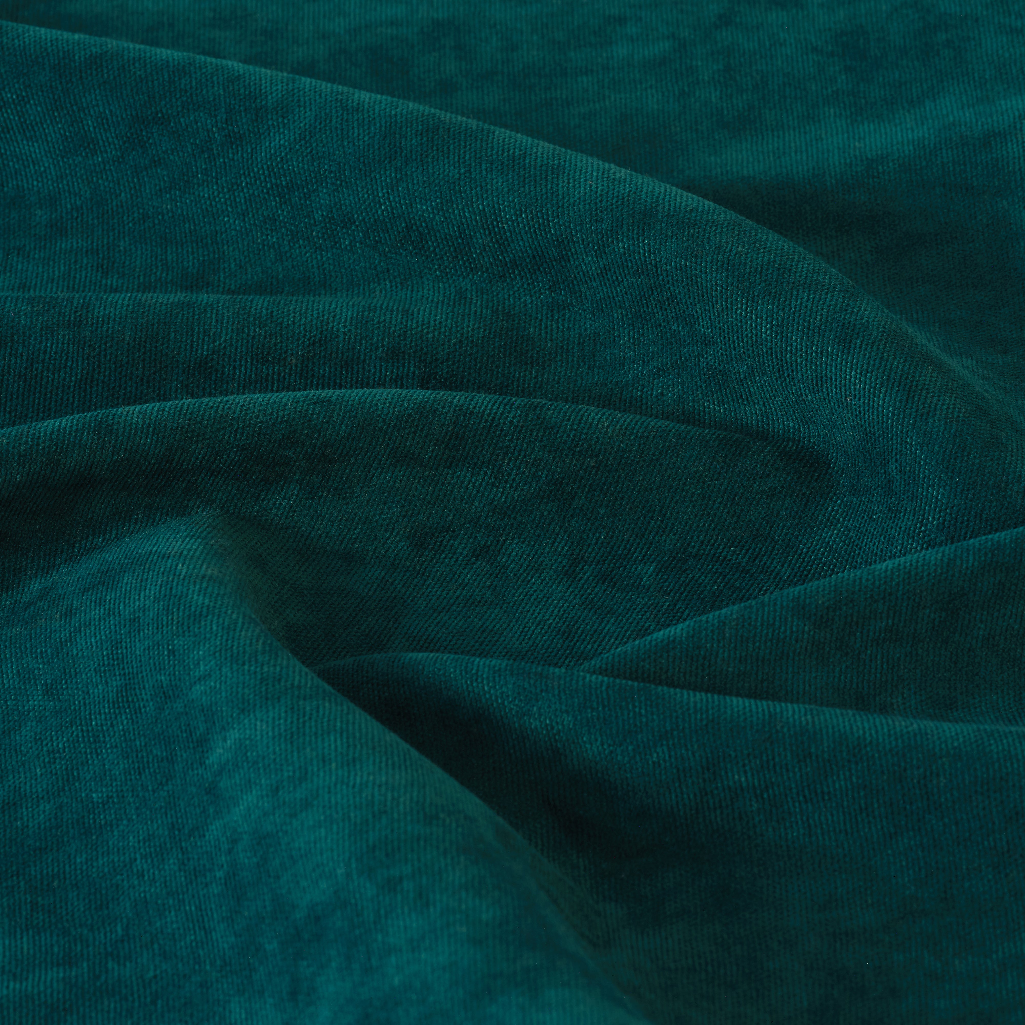 Deep Aqua Velvet Curtains last image