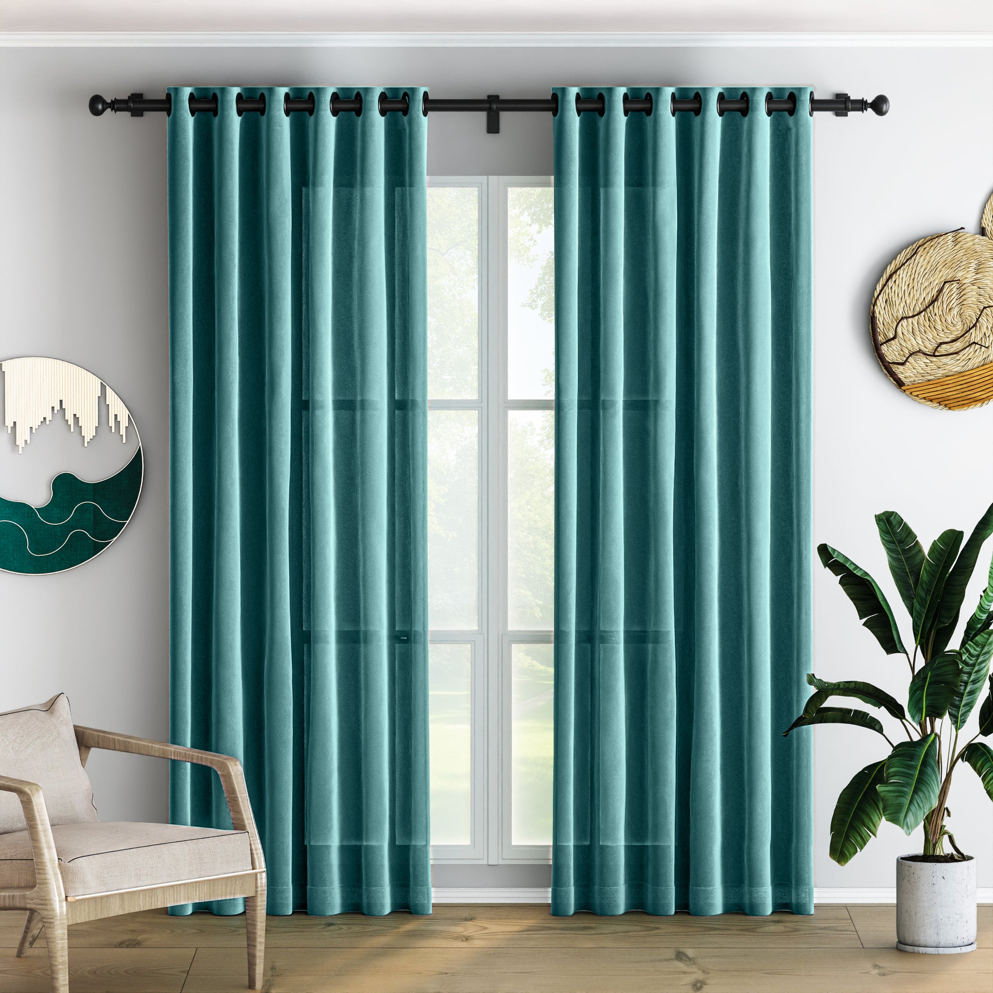 Cascade Velvet Curtains