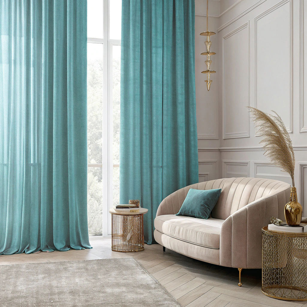 Blue Velvet Curtains
