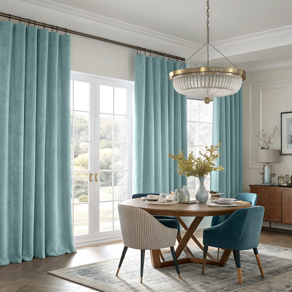 Blue Velvet Curtains