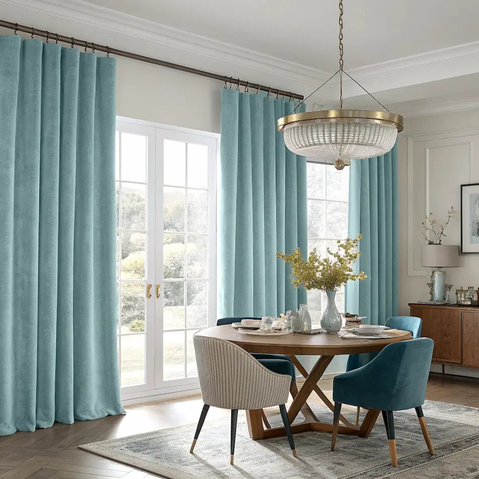 Blue Velvet Curtains