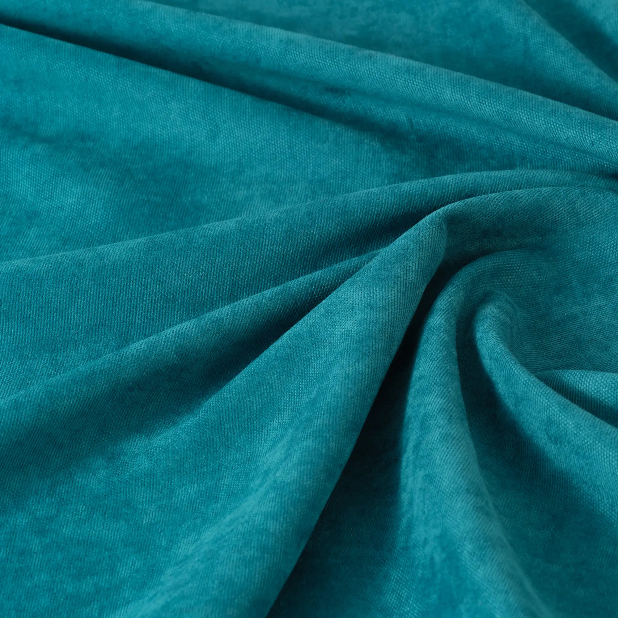 Deep Sea Green Velvet Curtains last image