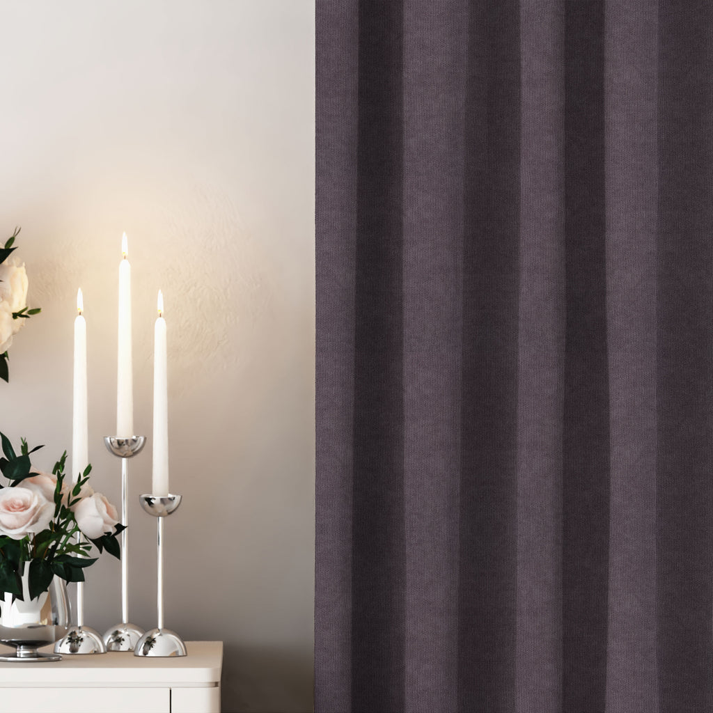 Cloudy Gray Velvet Curtains