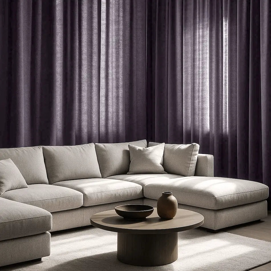 Cloudy Gray Velvet Curtains last image