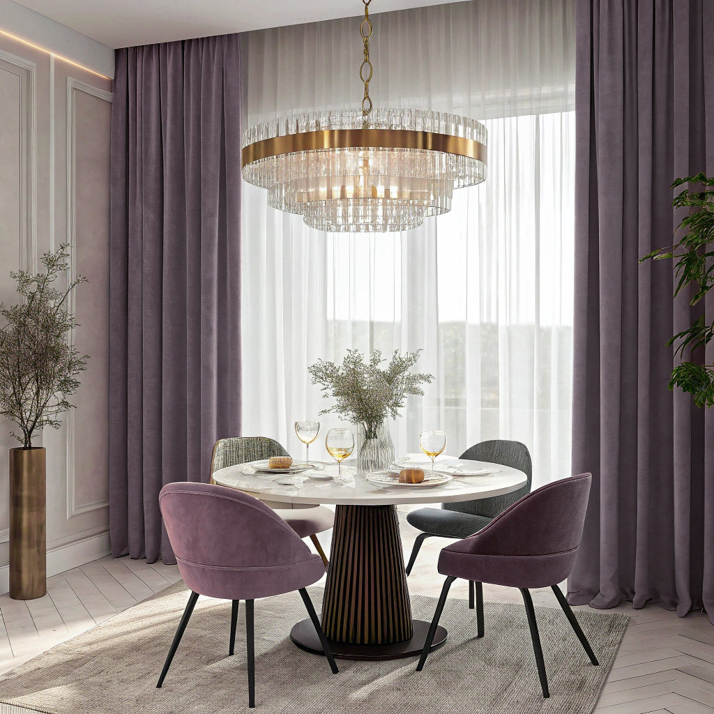 Cloudy Gray Velvet Curtains