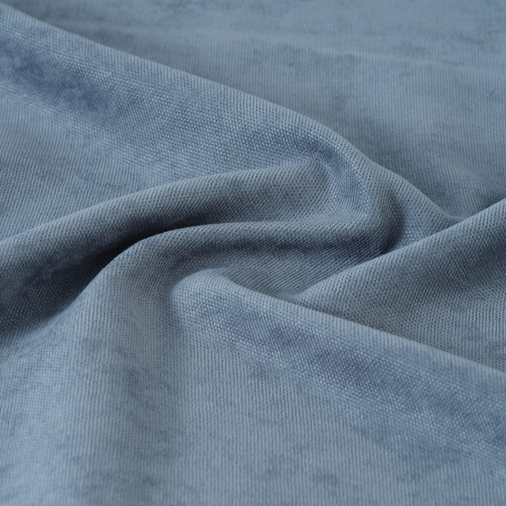 Mist Blue Velvet Curtains
