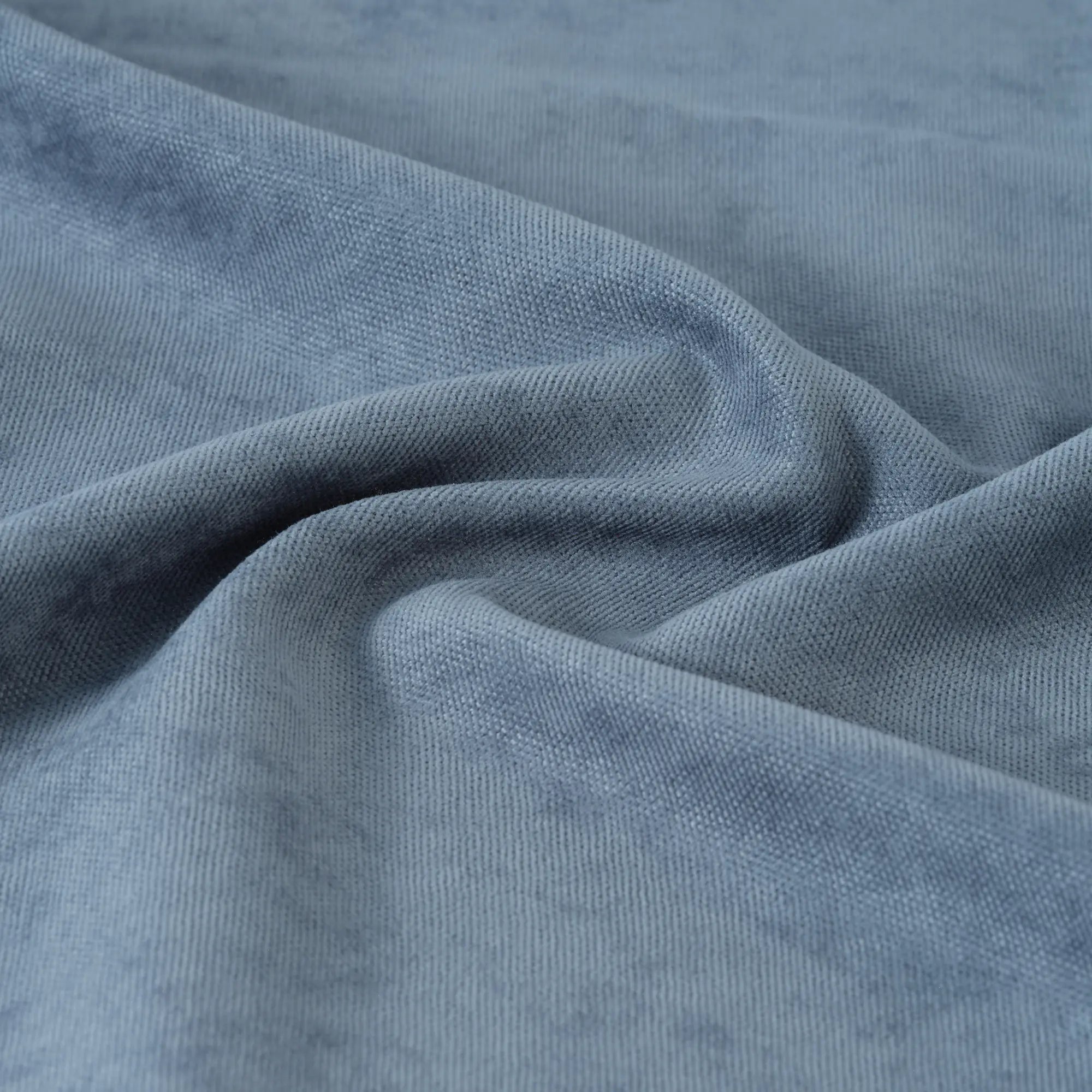 Mist Blue Velvet Curtains