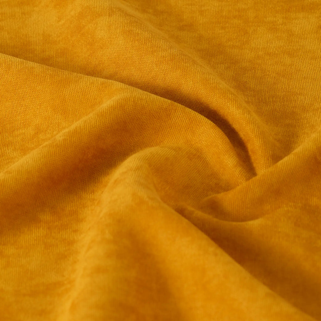 Dark Amber Velvet Curtain