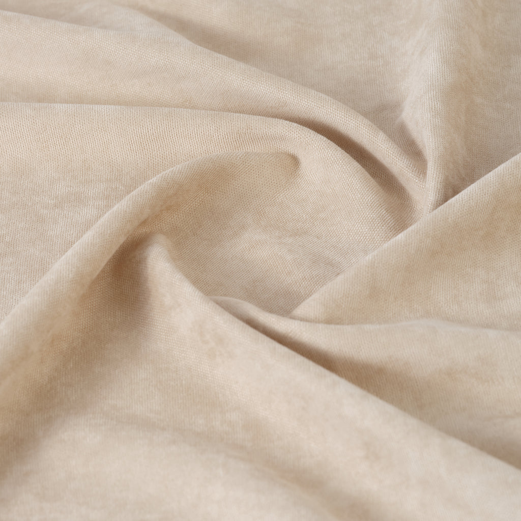 Beige Velvet Curtain