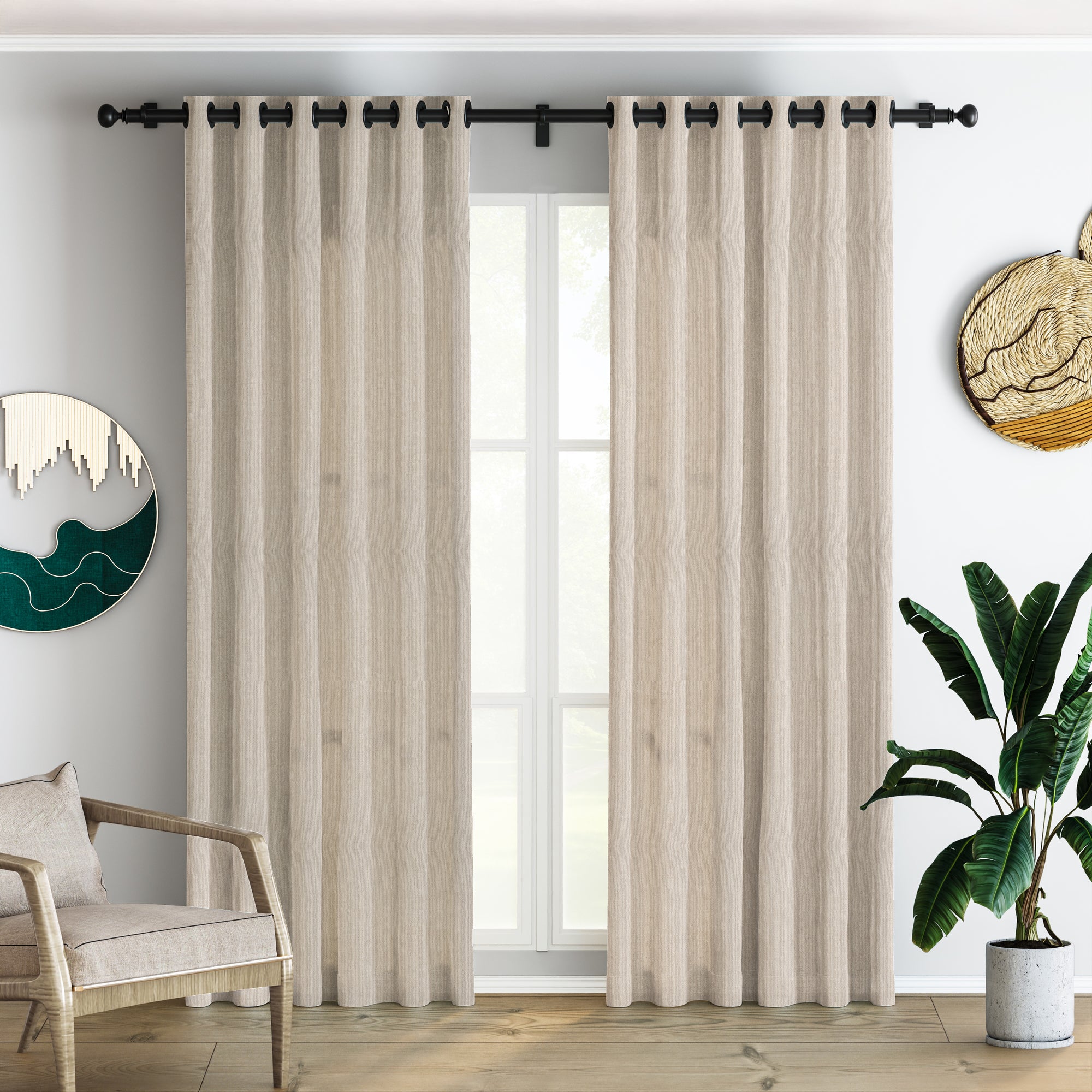 Sand Velvet Curtain