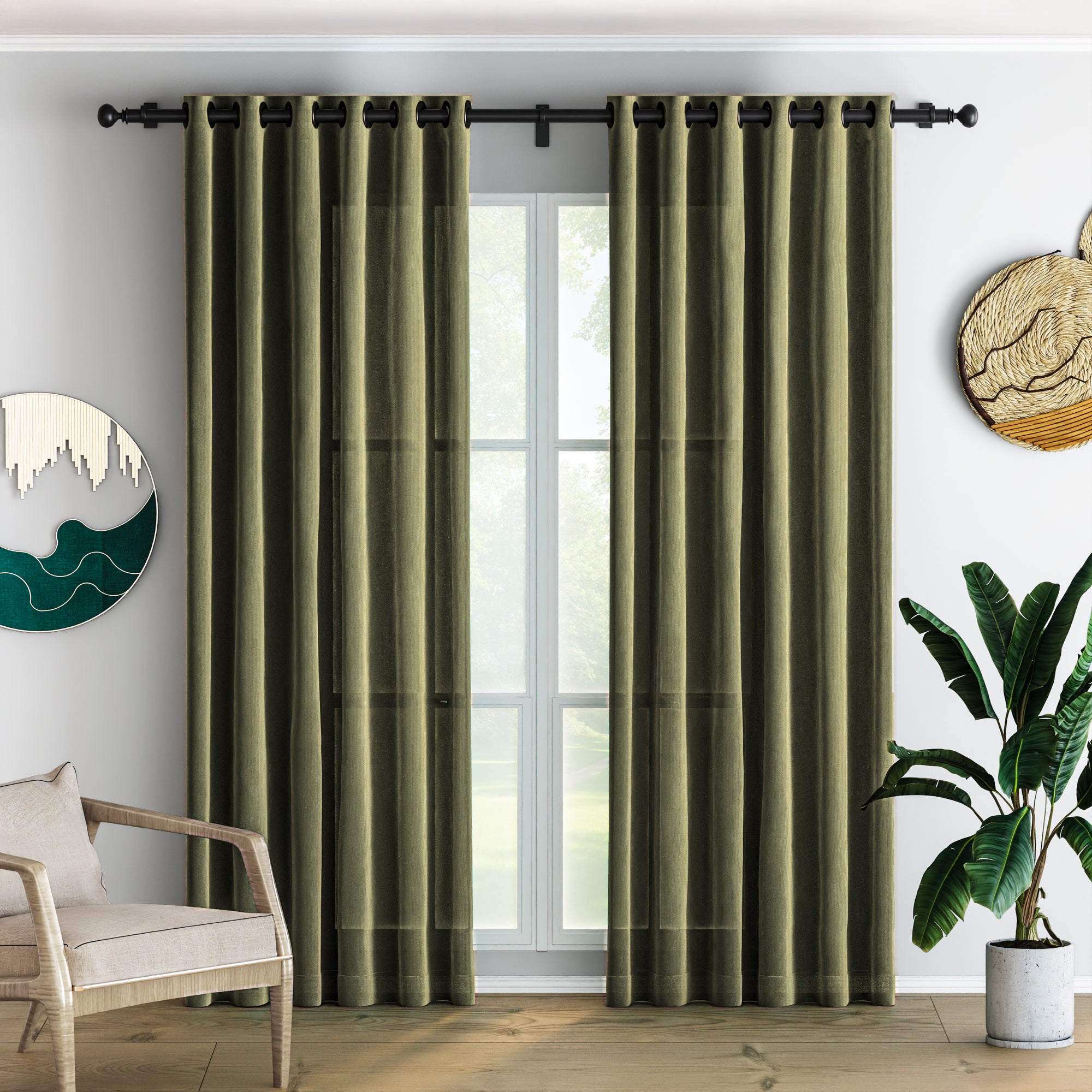 Finch Velvet Curtains