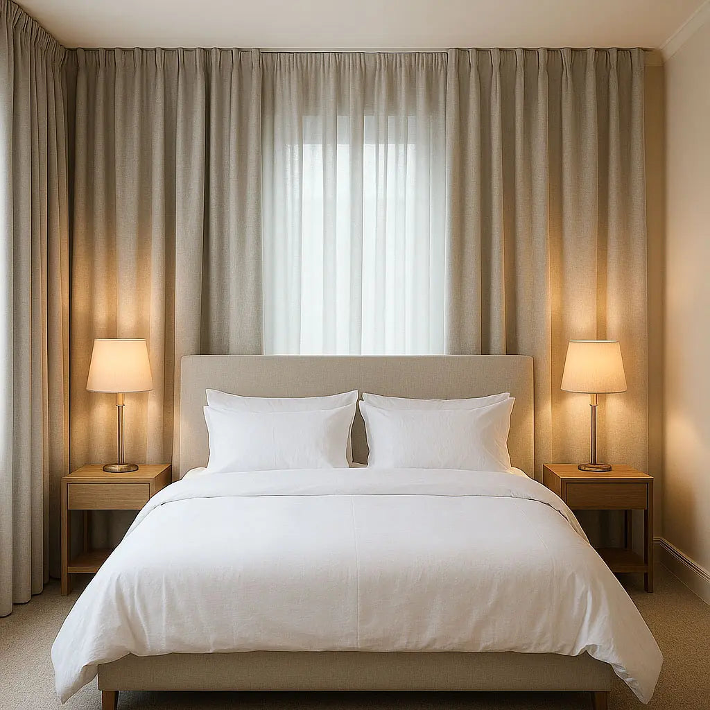 Pastel Gray Linen Curtains