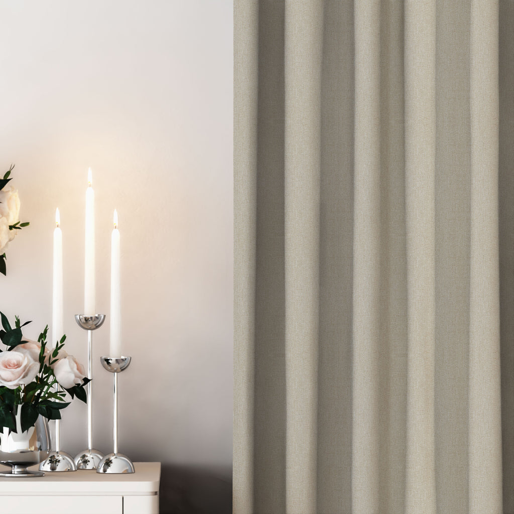 Pastel Gray Linen Curtains