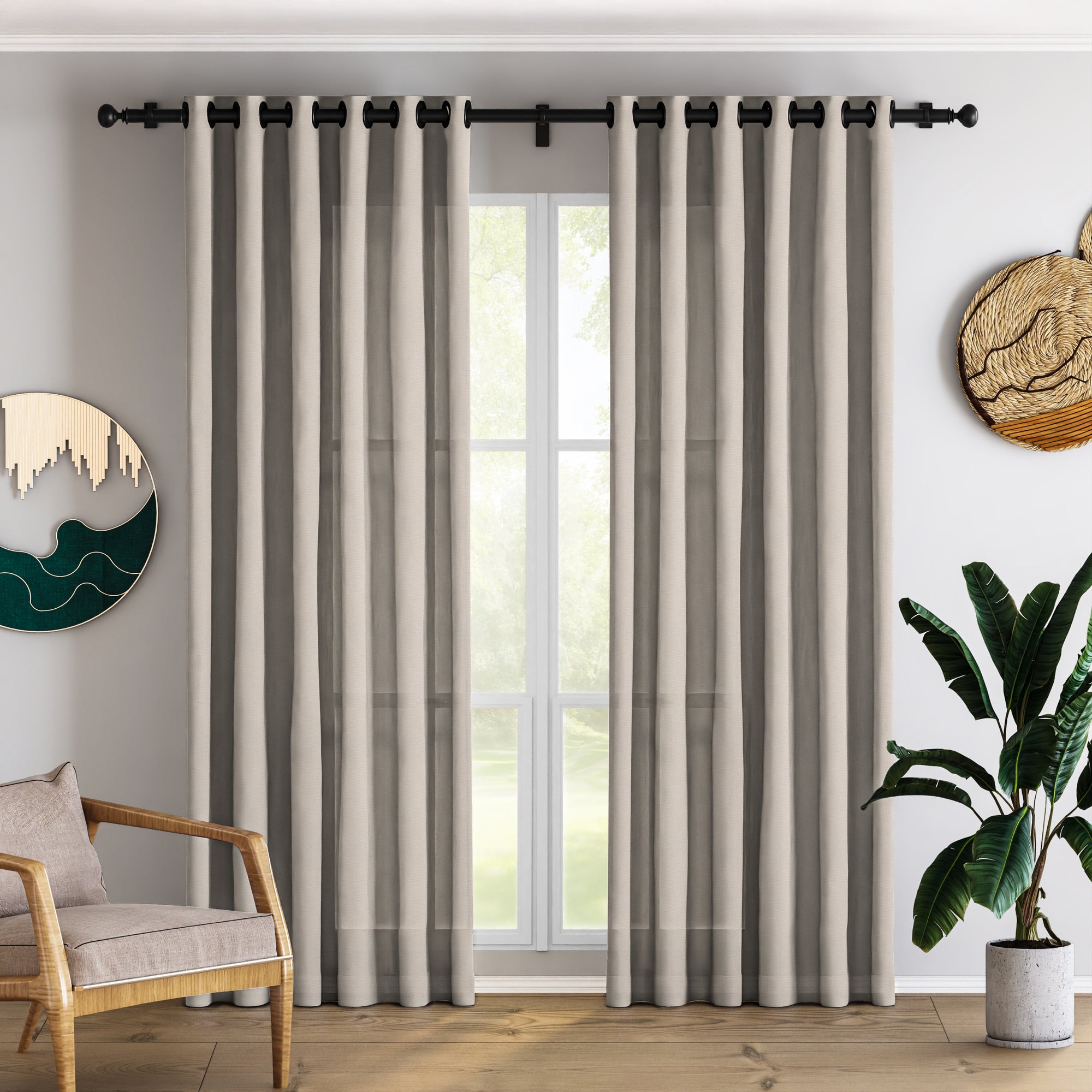 Bone Linen Curtains