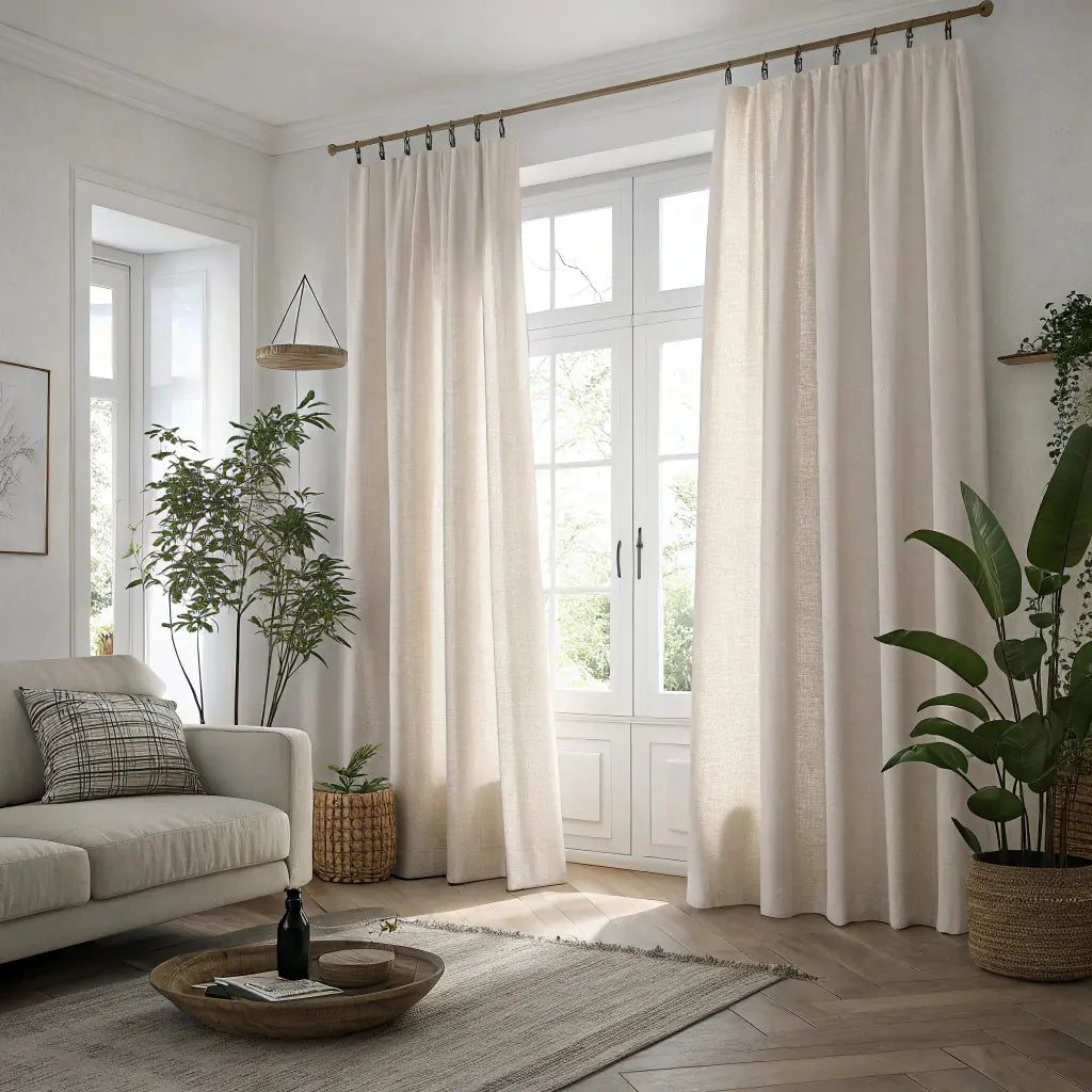 Bone Linen Curtains